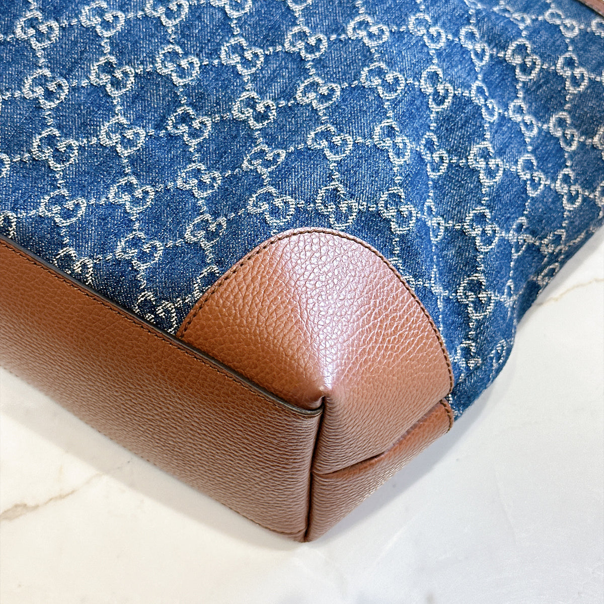 Gucci Ophidia Denim Tote Bag