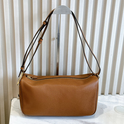 Gucci Half Horsebit Medium Bag Brown