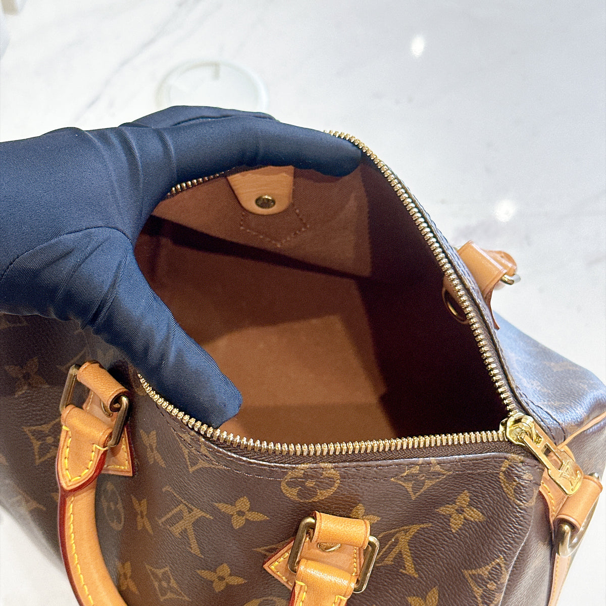 LV Monogram Speedy 25 Bandouliere