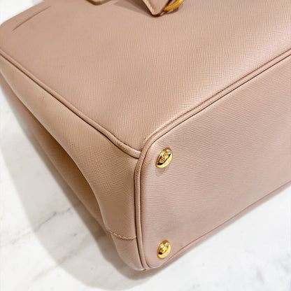 Prada Saffiano Gallieria Pink in Medium