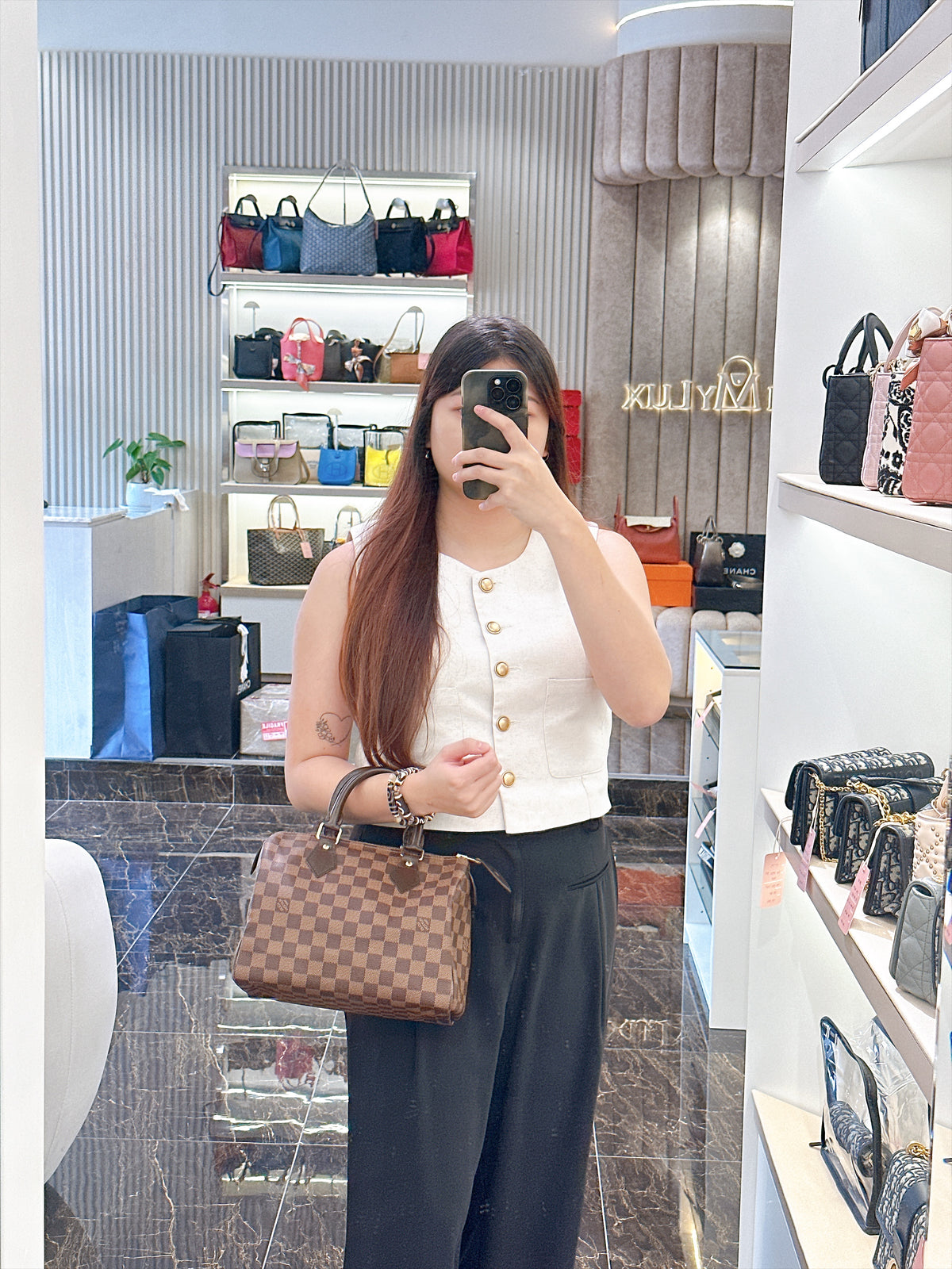 LV Speedy 25 Damier Ebene