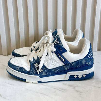 LV Trainer Sneakers in Blue