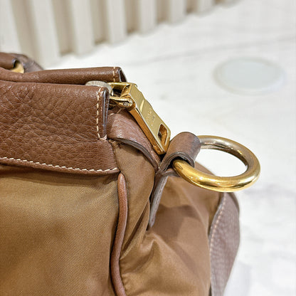 Prada BN2032 Tessuto Nylon & Soft Calf Leather Trim
