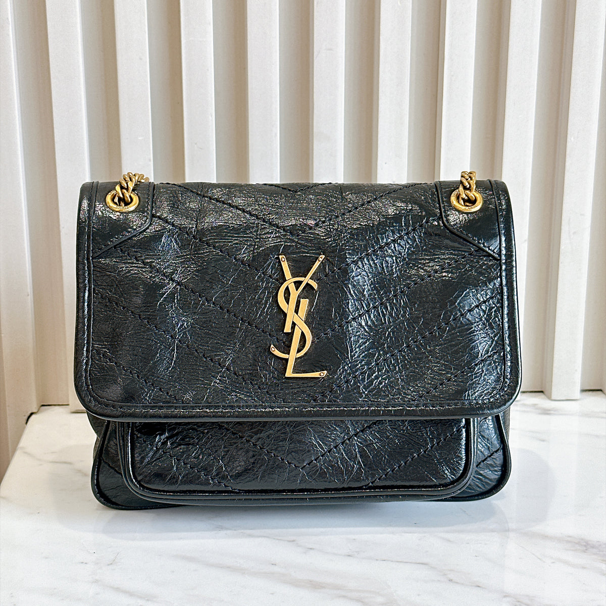 YSL Niki Baby in Black