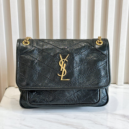 YSL Niki Baby in Black