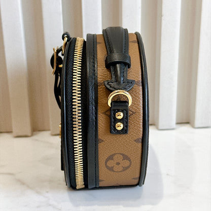 LV Mini Boite Chapeau in Reverse Monogram