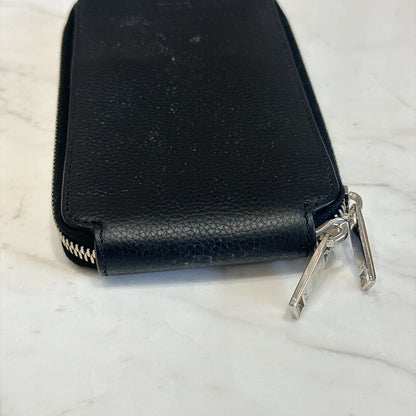 Dior Saddle Maxi in Black Grained Calf Leather
