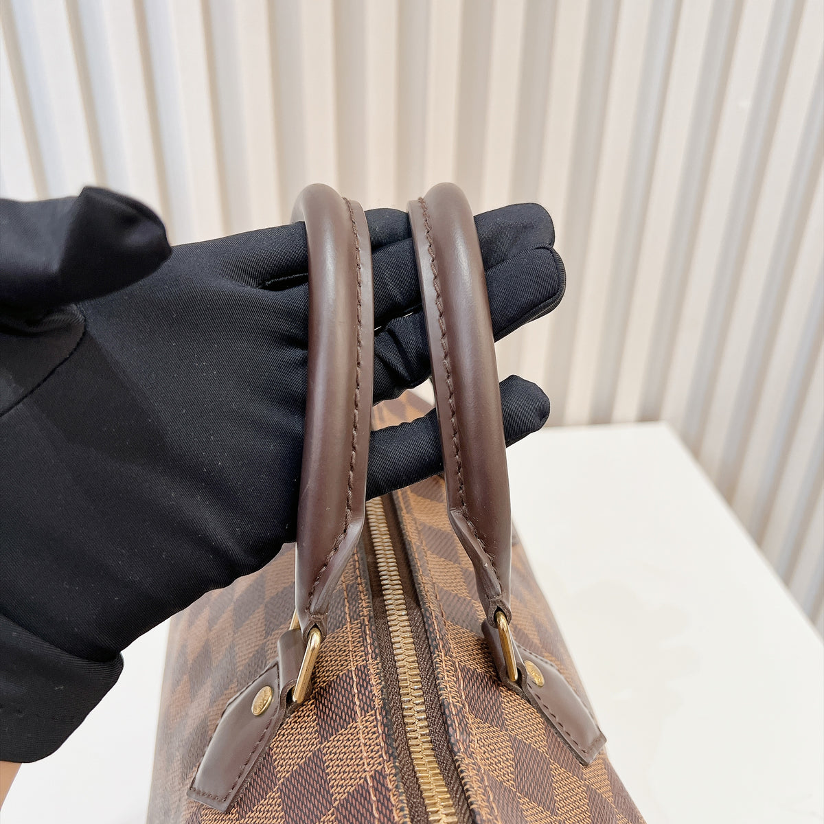 LV Damier Ebene Speedy 25 Bandouliere