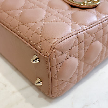 Lady Dior Small Pink in LGHW