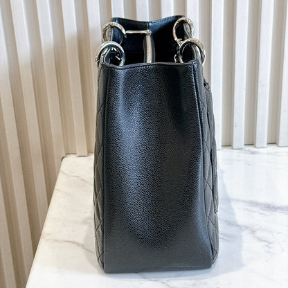 Chanel GST in Black Caviar SHW