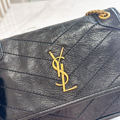 YSL Niki Baby in Black