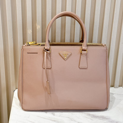 Prada Saffiano Gallieria Pink in Medium