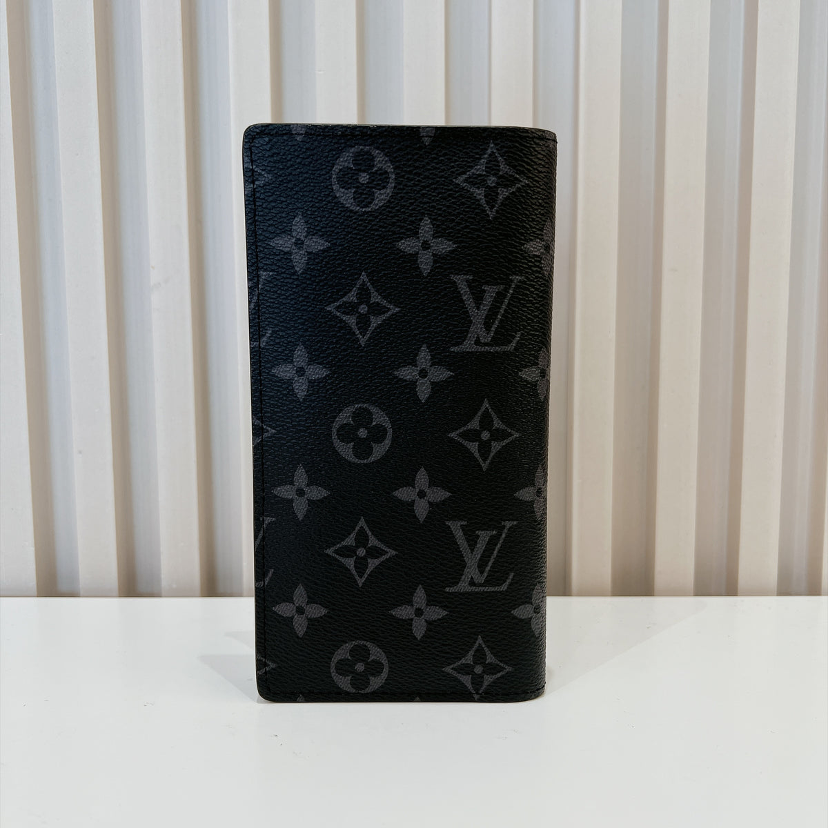 LV Brazza Wallet in Monogram Eclipse