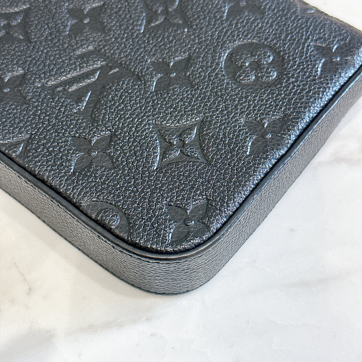 LV Felicie Pochette in Black Empreinte Leather