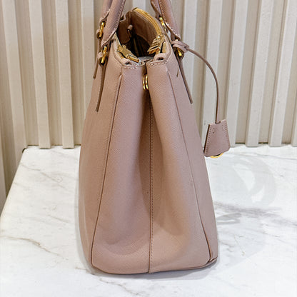 Prada Saffiano Gallieria Pink in Medium