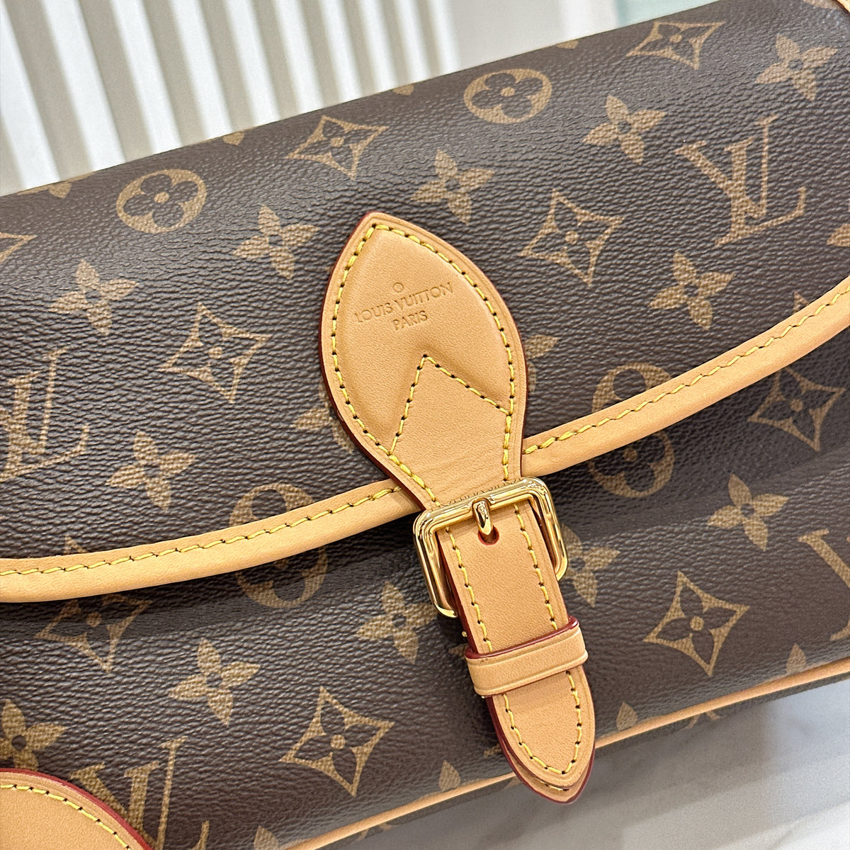 LV Monogram Diane with Black Strap