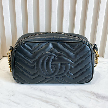 Gucci Marmont Camera Bag Small Black