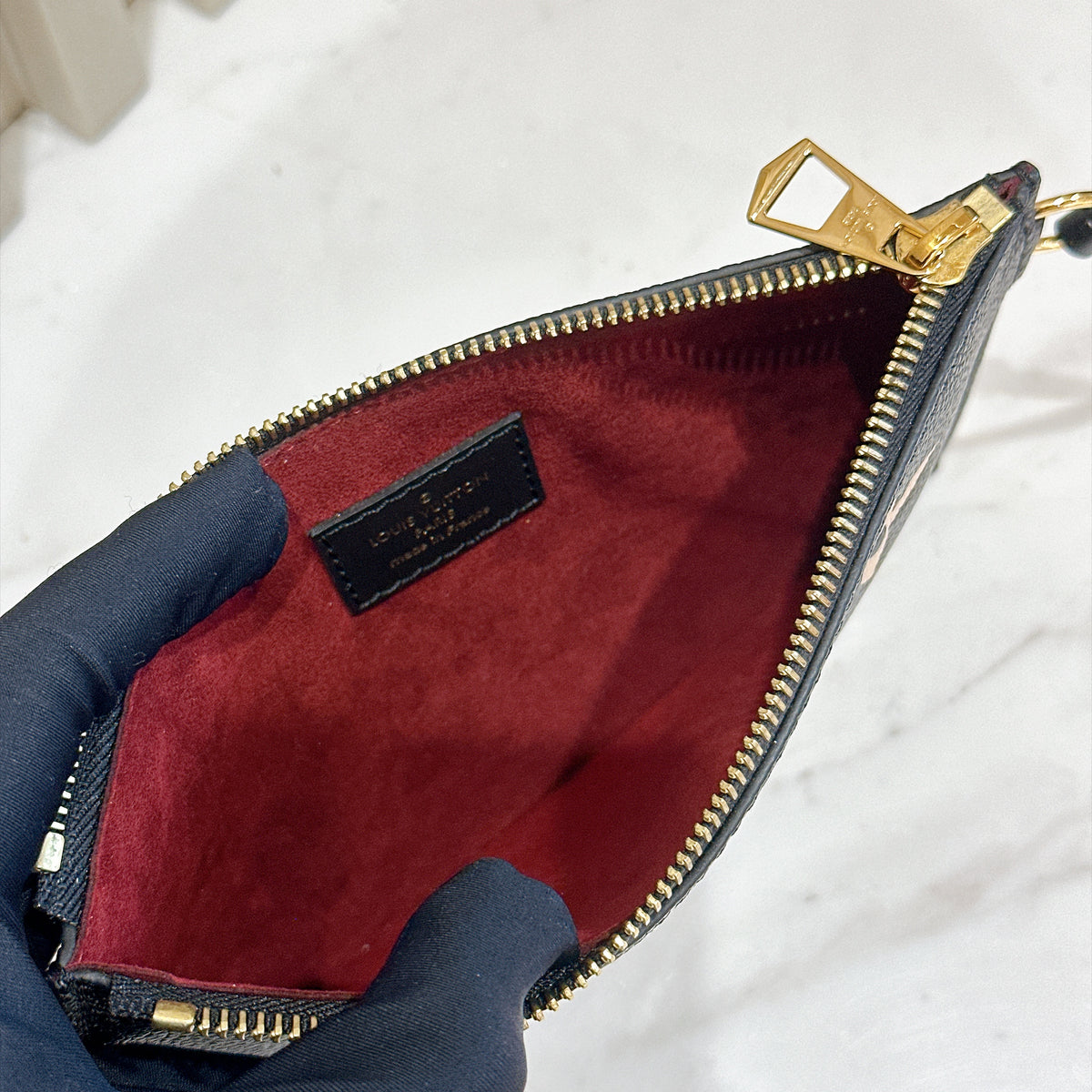 LV Neo Noe MM Bicolour In Black / Creme