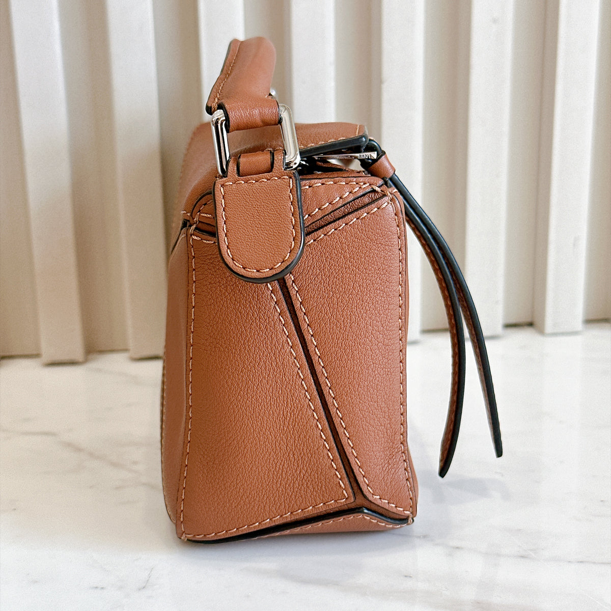Loewe Puzzle Mini in Tan
