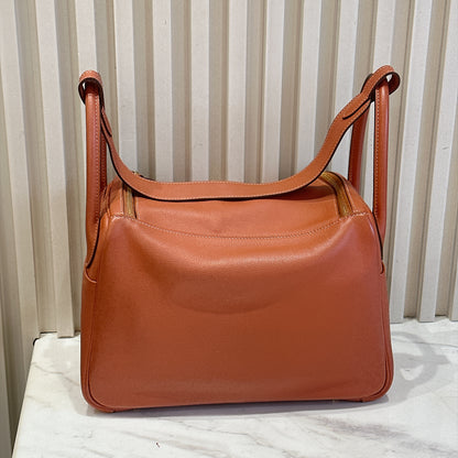 Hermes Lindy 30 Evercolour Blush GHW