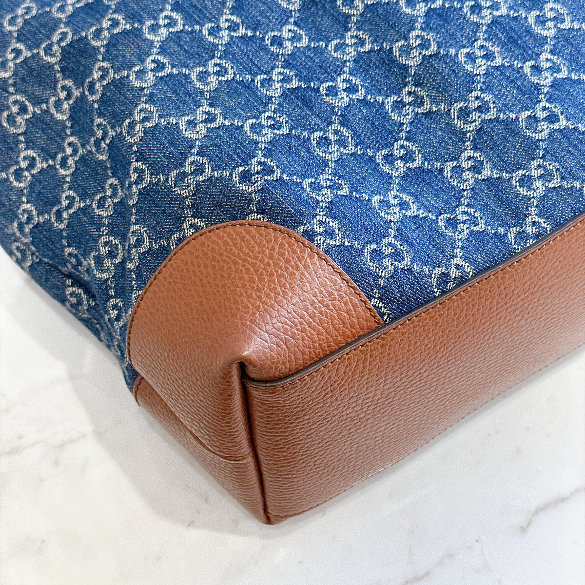 Gucci Ophidia Denim Tote Bag