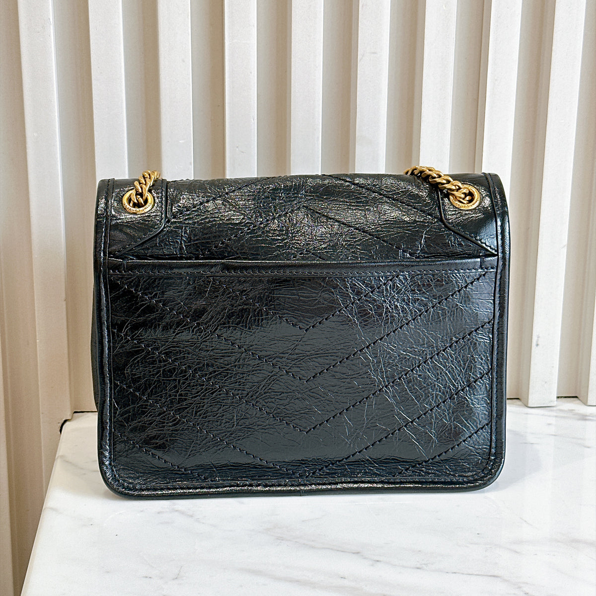 YSL Niki Baby in Black