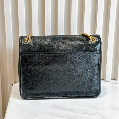 YSL Niki Baby in Black