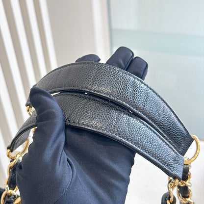 Chanel GST in Black Caviar GHW