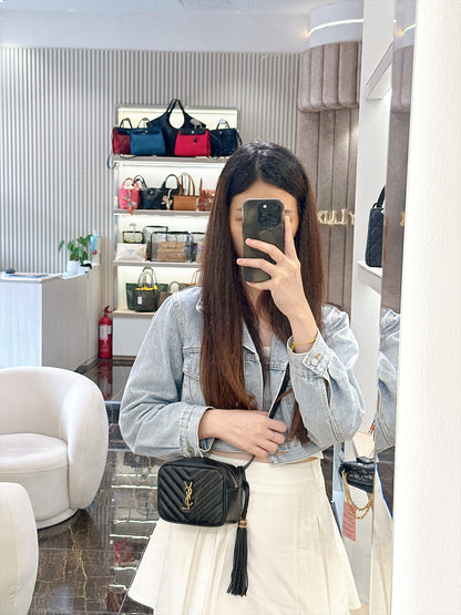YSL Lou Belt Bag In Black GHW