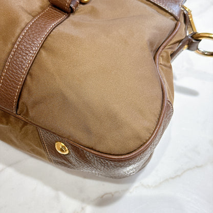 Prada BN2032 Tessuto Nylon & Soft Calf Leather Trim
