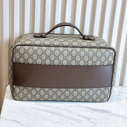 Gucci Web Savoy Shoes Case in GG Supreme
