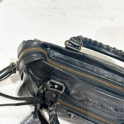 Balenciaga Le City Mini In Black Arena Lambskin
