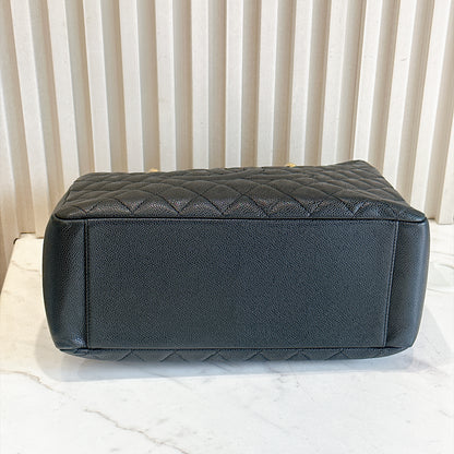 Chanel GST in Black Caviar GHW