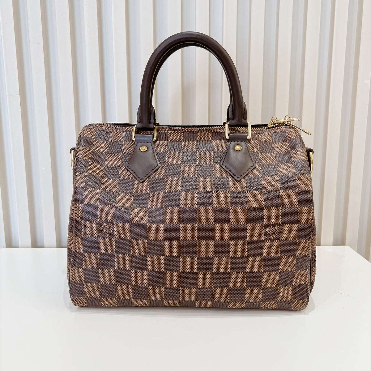 LV Damier Ebene Speedy 25 Bandouliere