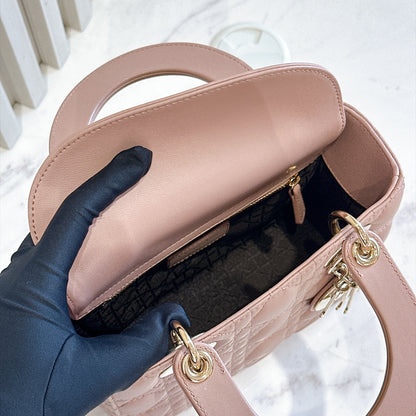 Lady Dior Small Pink in LGHW