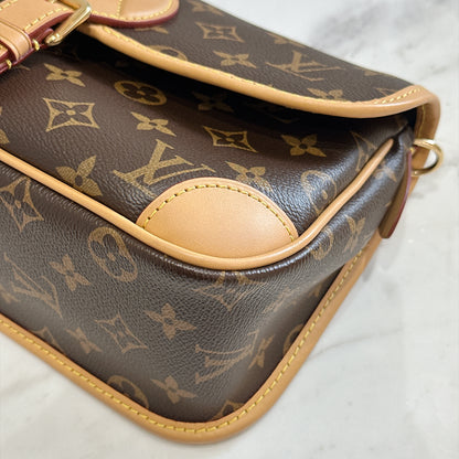 LV Monogram Diane with Black Strap