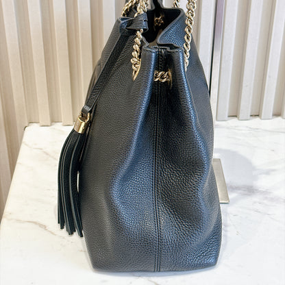 Gucci Soho Chain Shoulder Bag in Black