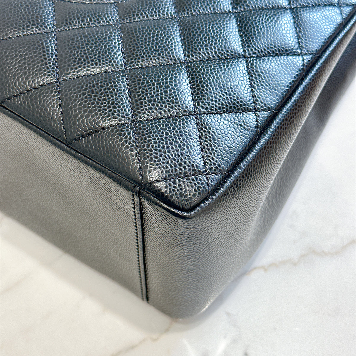 Chanel GST in Black Caviar SHW