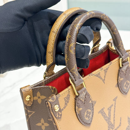 LV On The Go BB in Reverse Monogram