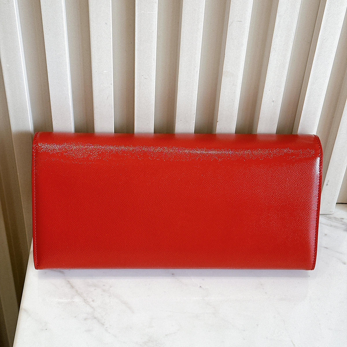 YSL Red Monogram Classic Cassandre Clutch