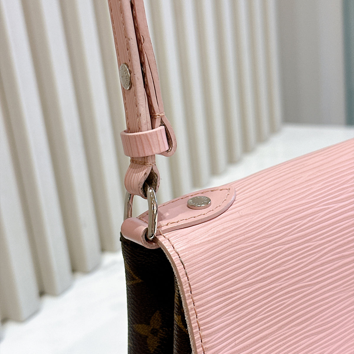 LV Epi Saint Michel Pink Shoulder Bag