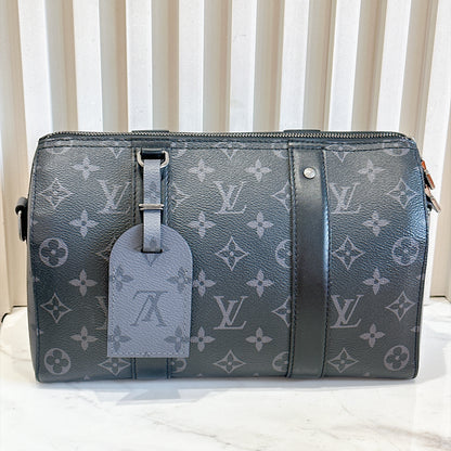 LV Monogram Eclipse City Keepall