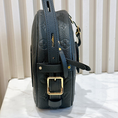 LV Boite Chapeau Souple MM in Black Empreinte