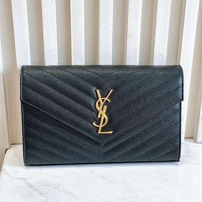 YSL Wallet On Chain Black in GHW