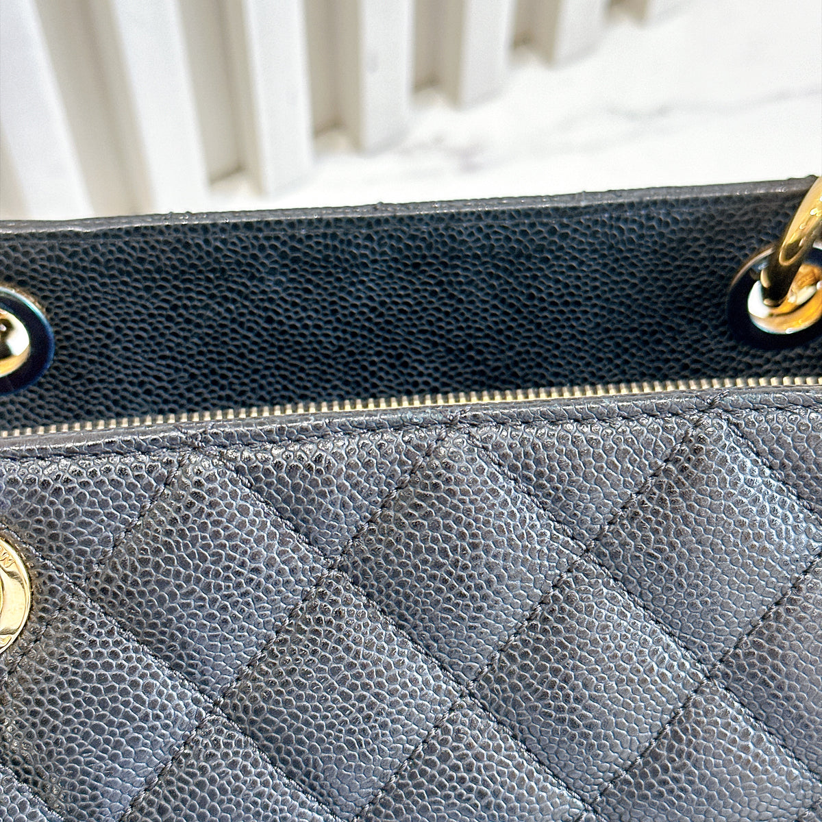 Chanel GST in Black Caviar GHW