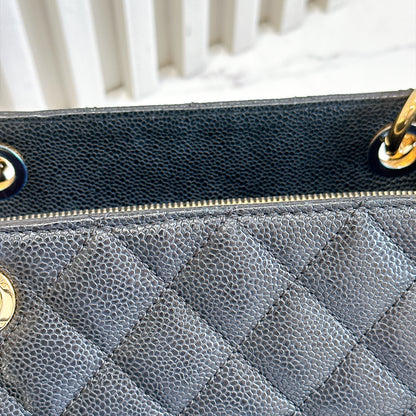 Chanel GST in Black Caviar GHW