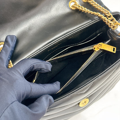 YSL Lou Lou Small in Black GHW