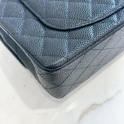 Chanel Classic Flap Small in Black Caviar SHW