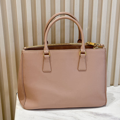 Prada Saffiano Gallieria Pink in Medium
