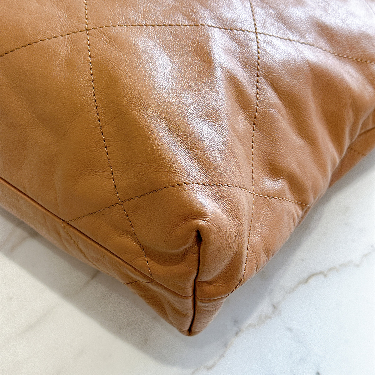 Chanel 22 Small in Caramel Calfskin